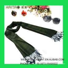DK Зеленый шелковый шарф для дам